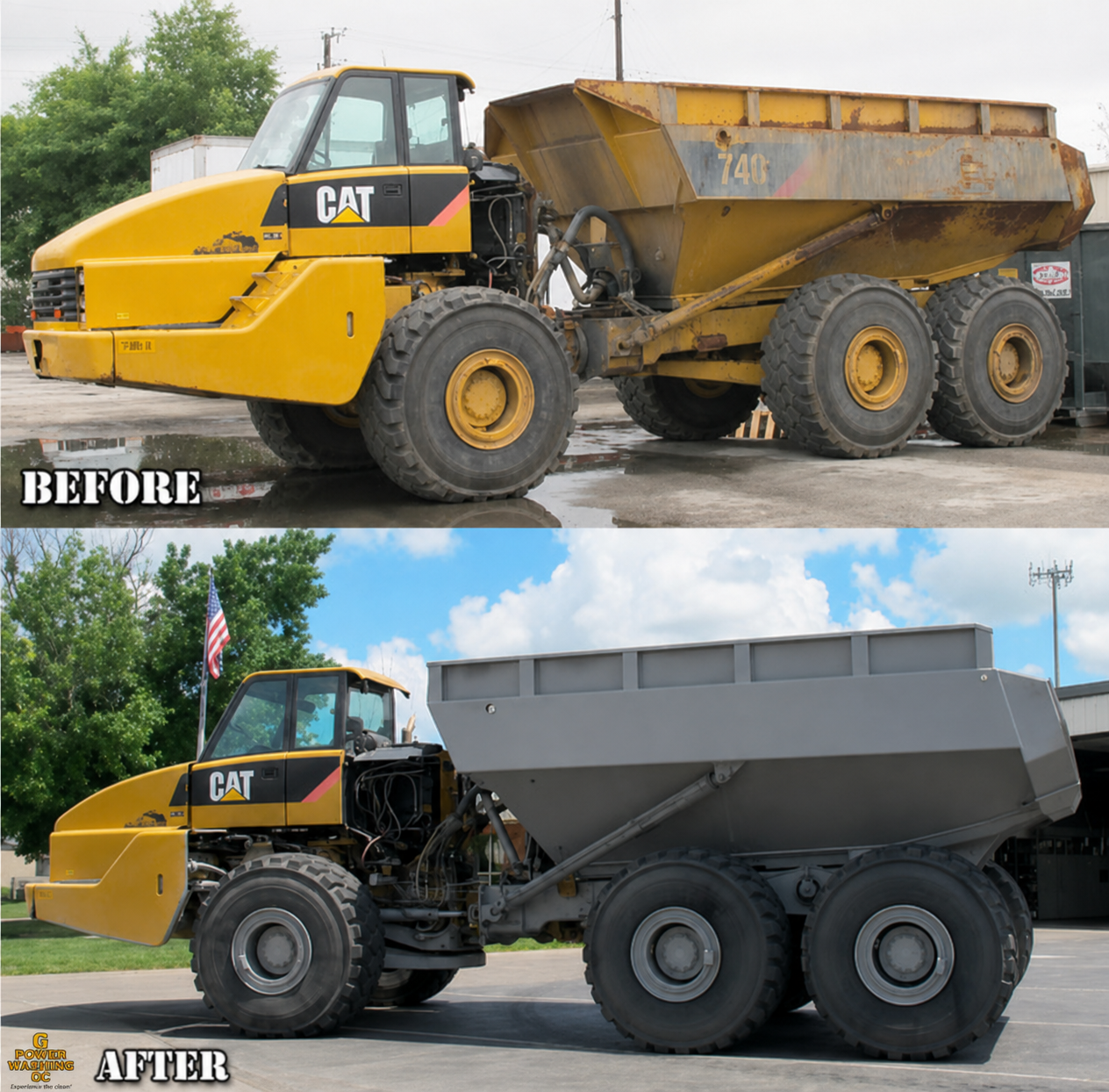 Sandblasting & Surface Restoration project in Southern California, Southern California